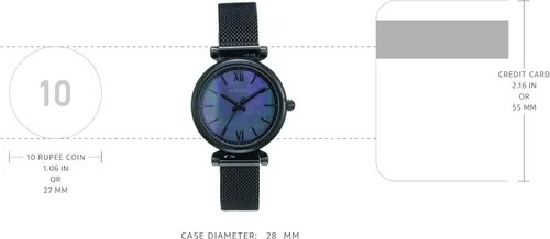 Vista 3 de Fossil Carlie Mini Reloj casual de cuarzo de acero inoxidable para mujer