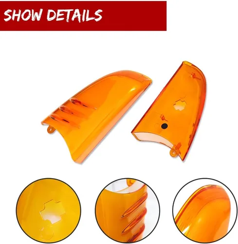 Vista 2 de Para Buick Rainier 2004-2007, Chevrolet Trailblazer GMC Envoy 2002-2009 y Oldsmobile Bravada 2002-2004 Lente ámbar Espejo lateral Luces