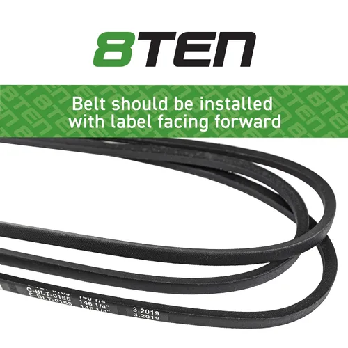 Vista 3 de 8TEN Cinturón de cubierta para John Deere 42 48 pulgadas Deck X300 X304 X310 Z245 M154621