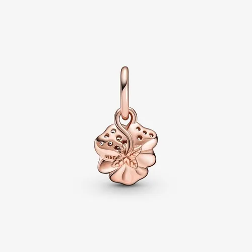 Vista 2 de Dijes de plata de ley 925 para pulseras y collares, cuentas de viaje de flores de luna, dijes de árbol familiar, regalo de joyería para mujeres