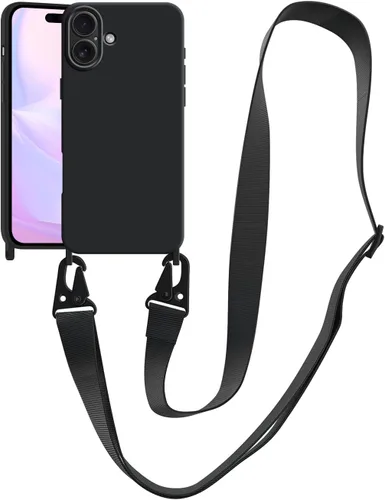 Vista 98 de Funda compatible con iPhone 8 Plus, iPhone 7 Plus/6 Plus/6S Plus con cordón, funda cruzada para iPhone con correa ajustable de silicona para iPhone