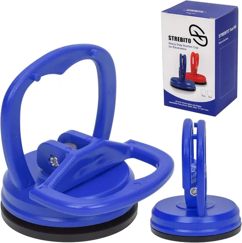 Vista 3 de STREBITO Ventosas resistentes 2 piezas + kit de herramientas de palanca Spudger 11 piezas de apertura, kit de herramientas definitivo para iMac
