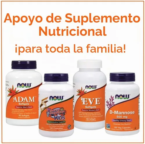 Vista 7 de Now Foods Adam - Pestañas múltiples de vitamina 120 para hombre