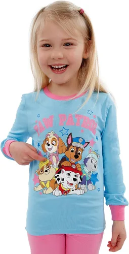 Vista 3 de Paw Patrol Pijama Chase Marshall Skye Everest para niña