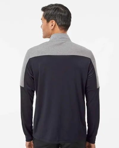 Vista 4 de adidas Suéter ligero con cremallera de un cuarto para hombre