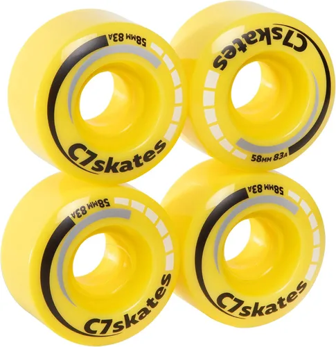 Vista 3 de C SEVEN C7skates Premium - Ruedas para patines (aguamarina)