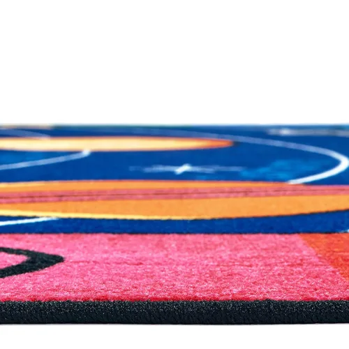 Vista 3 de Carpets for Kids 5412 Milky Play Literacy - Alfombra rectangular multicolor de 8 pies 4 pulgadas x 11 pies 8 pulgadas para aula