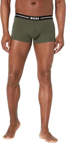 Vista 4 de BOSS Paquete de 3 calzoncillos elásticos de algodón con logotipo llamativo para hombre