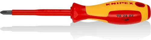 Vista 11 de KNIPEX Tools LP - 9K989831US - Juego de herramientas industriales de 10 piezas de 1000 V con aislamiento de alto apalancamiento, cortadores