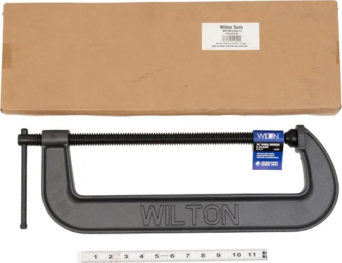 Vista 2 de Wilton Abrazadera C para carro, capacidad de apertura de 14", garganta de 3-34", serie 540A (Modelo 540A-14)