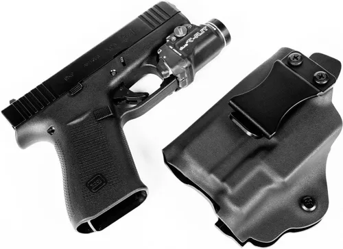 Vista 3 de R&R Holsters: Funda interior de la cintura (IWB) para pistolas Smith & Wesson con Streamlight TLR7-Sub