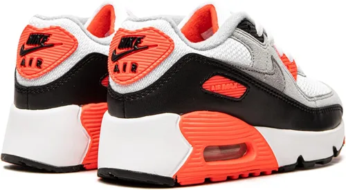 Vista 3 de Nike Preescolar Air Max 90 PS DC8332 100 infrarrojos 2020 - Tamaño 12C BlancoNegro-Cool Grey-Radiant