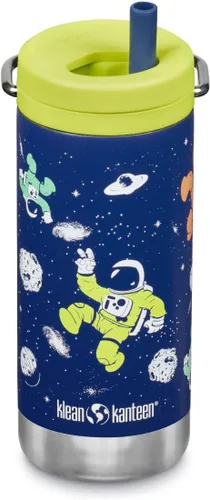 Vista 10 de Klean Kanteen TKWide - Vaso térmico para café con tapa de café, de acero inoxidable, estampado de leopardo