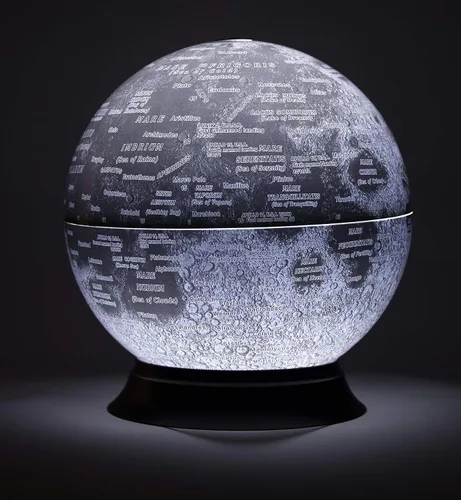 Vista 4 de Replogle Globes National Geographic - Globo de luna iluminado, 12 pulgadas