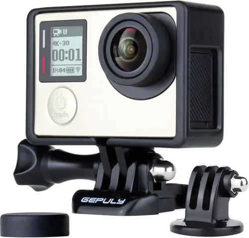 Vista 10 de GEPULY BacPac - Carcasa para GoPro Hero4, Hero3+, Hero 3 con LCD BacPac y accesorios de extensión de batería