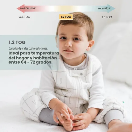 Vista 7 de Dreamsuit: Toddler Sleep Sack with Legs, Rayon Made from Bamboo