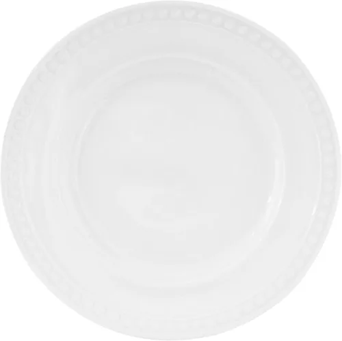Vista 9 de Everyday White by Fitz and Floyd, juego de vajilla de 16 piezas con cuentas, servicio para 4