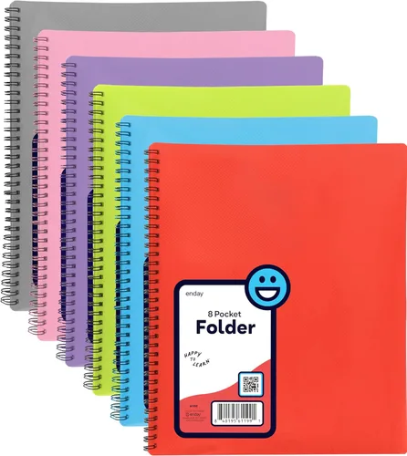Vista 7 de Organizador de 8 bolsillos de polietileno, carpeta de archivos, organizador de documentos legales, perfecto para oficina, universidad, escuela y más