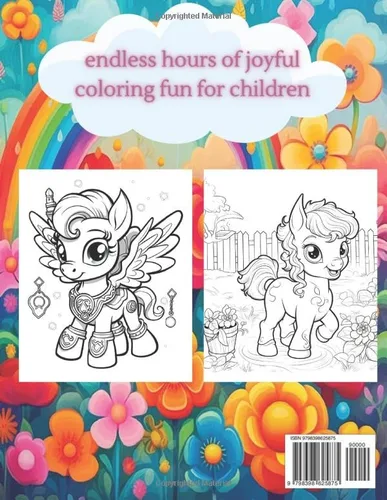 Vista 2 de Pony Adventures A Magical Coloring Book Hours Of Fun For Children