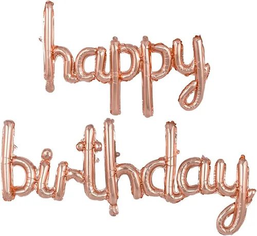Vista 6 de BEISHIDA Globos negros de feliz cumpleaños de 16 pulgadas de papel de aluminio de Mylar para niños y adultos, suministros de decoración de fiesta