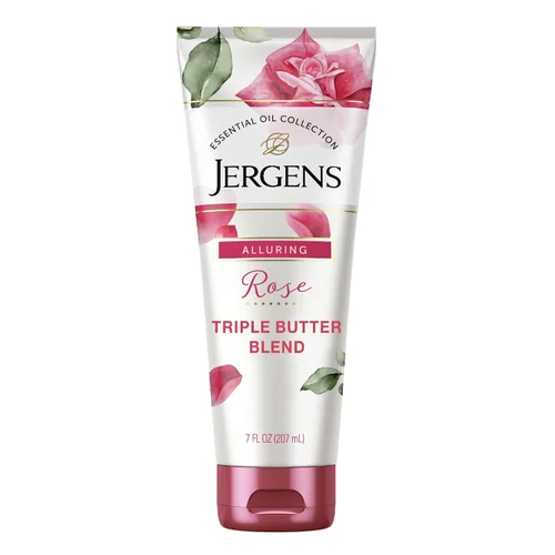 Vista 13 de Jergens Manteca Corporal de Lavanda Loción para Manos y Cuerpo, Crema Hidratante para Mujeres, con Aceites Esenciales para una Hidratación