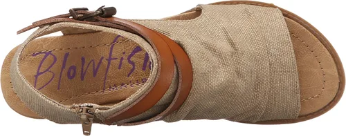 Vista 5 de Blowfish Balla Sandalias con taco estilo cuña, para mujer