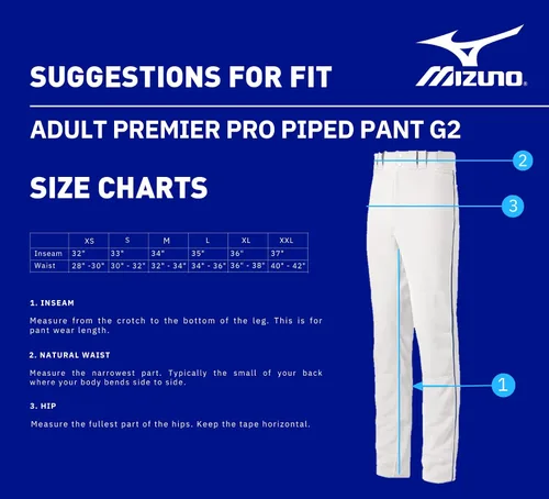 Vista 3 de Mizuno Pantalones Premier Pro G2