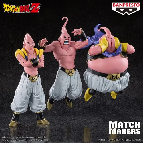Vista 9 de Banpresto - Dragon Ball Z - Majin Buu (vs Super Saiyan 3 Gotenks) Figura de Match Makers
