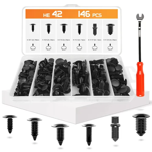 Vista 15 de OTUAYAUTO Kit surtido de clips de retención de línea de combustible de 70 piezas, clips de línea de transmisión y refrigerante, 3/8 y 5/16
