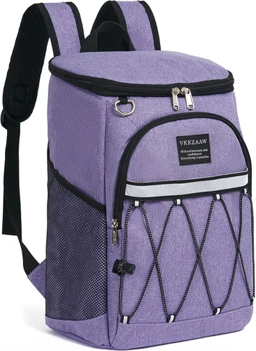 Vista 6 de Backpack Cooler 42 Cans Insulated Leak Proof, Soft Lightweight Lunch Multifunctional Cooler Backpack Insulated Waterproof for Women Men