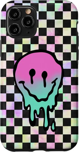 Vista 29 de Blah Drippy Pink Teal Y2K Graphic Case for iPhone 17