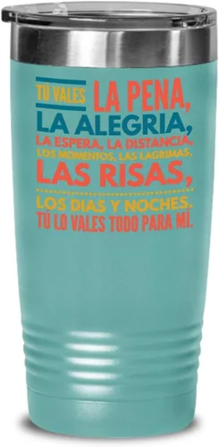 Vista 10 de Regalo para esposo Taza de café para esposa Perfecto regalo para graduados, profesionales y estudiantes Vaso con afirmaciones positivas, Negro