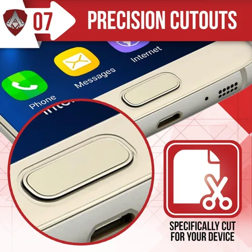 Vista 7 de Protector de pantalla Ace Armor Shield Protek Guard para el reloj inteligente Verizon Wear24 Wear 24 Android Wear 2.0