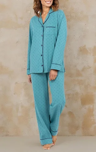 Vista 51 de PajamaGram Conjunto de pijama para mujer – Pijama para mujer, jersey novio, 100% algodón