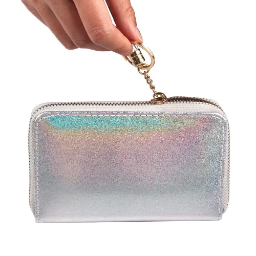 Vista 8 de Estuche para placa de estampado de uñas de 24 ranuras, redondo, cuadrado, rectangular, organizador de placa de sello de uñas, color rosa, negro