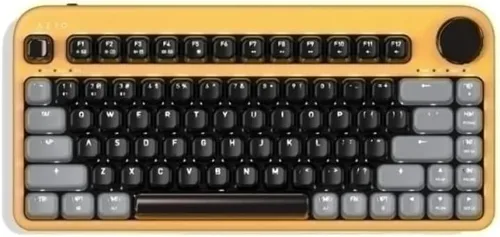Vista 11 de Azio IZO Teclado mecánico inalámbrico BT5/USB para PC y Mac, Rosa Barroca