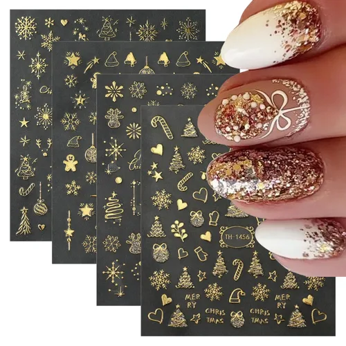 Vista 10 de 8 hojas de calcomanías de uñas de Halloween con diseños de fantasmas lindos, calabaza, araña, telaraña, sangre, llama 3D, autoadhesivas, Otoño