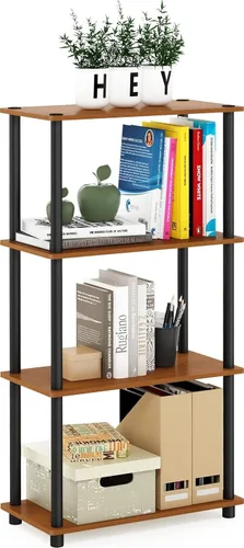 Vista 55 de Furinno Turn-N-Tube Organizador de encimera de cocina, estante organizador de encimera de esquina de 2 niveles, estante esquinero, para cocina
