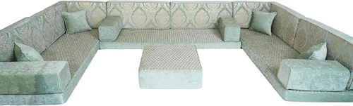 Vista 15 de arabicsofa Sofá de Majlis Árabe – Asientos de Piso Modulares Hechos a Mano