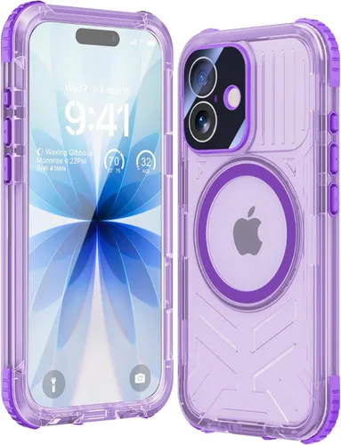 Vista 30 de WIFORT Funda impermeable para iPhone 15, [IP68 bajo el agua a prueba de polvo] [pantalla integrada] [15 pies a prueba de golpes militar], cubierta