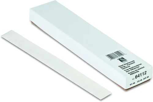 Vista 2 de C-Line Tiras autoadhesivas de refuerzo de páginas, 10-34" x 1", caja de 200 (64112)
