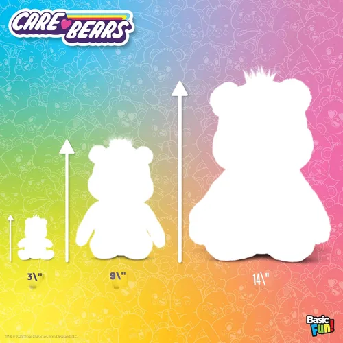 Vista 7 de Care Bears Peluche de tamaño mediano de 14 pulgadas - Oso acogedor para dormir