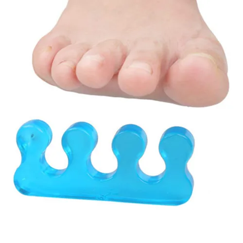 Vista 6 de 4 pares de estiradores de dedos de gel y separador de dedos, separador de dedos de uñas suave separador separador para pedicura manicura arte de uñas