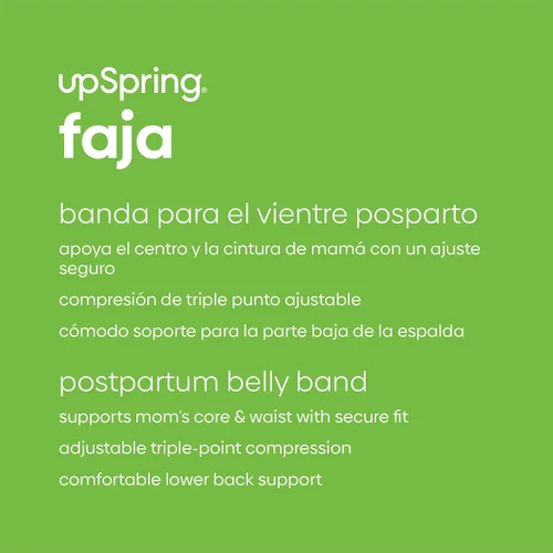 Vista 3 de UpSpring Faja posparto, faja moldeadora para después del bebé, talla LXL, color nude, (paquete de 1), Desnudo