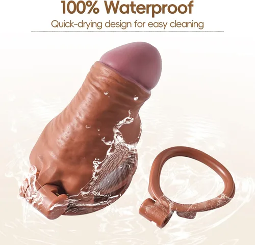 Vista 5 de Jaula de castidad masculina, dispositivos de castidad para hombres, jaula de resina de nailon, soporte de jaula de castidad, cinturón para adultos