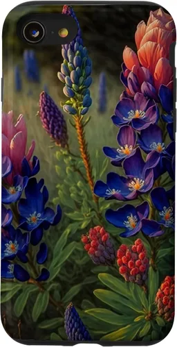 Vista 18 de Texas Rose Colored Bluebonnets Case for iPhone 17