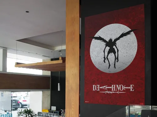 Vista 8 de Póster de Death Note - Impresión artística de anime genial para decoración de habitación de adolescentes y niños, serie manga estética Ryuk moderna