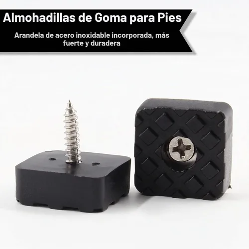 Vista 3 de Bonsicoky Almohadillas de goma para muebles de 0.87 pulgadas/22mm