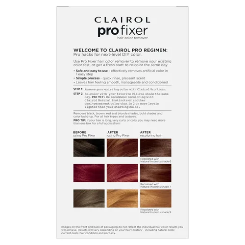 Vista 2 de Clairol Kit removedor de color de cabello Pro Fixer Elimina