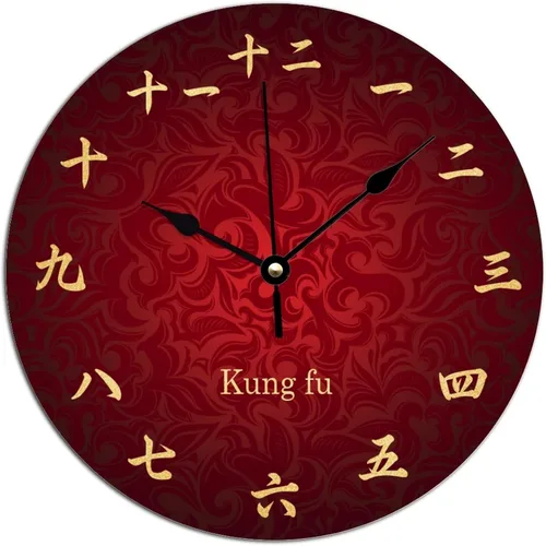 Vista 13 de ArogGeld Reloj de madera sexual, 12 posiciones, reloj de pared de madera, regalo del día de San Valentín, relojes decorativos de madera A-1